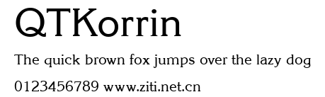 QTKorrin.ttf字體轉換器圖片