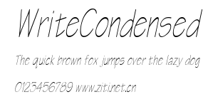 WriteCondensed.ttf