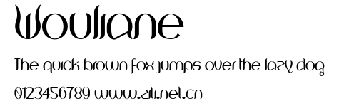 Wouliane.ttf字體轉換器圖片