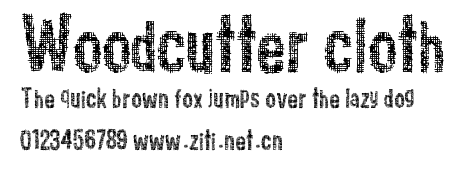 Woodcutter cloth.ttf字體轉換器圖片