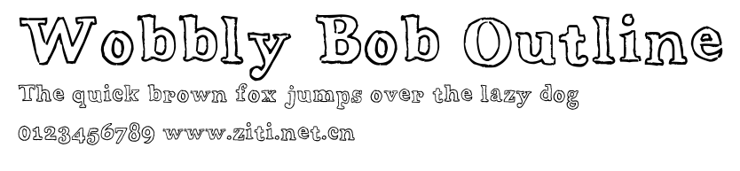 Wobbly Bob Outline.ttf