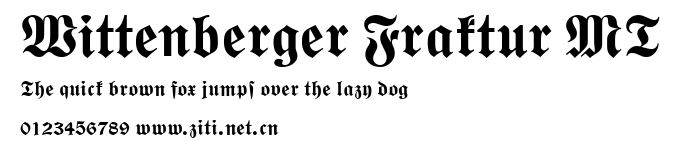 Wittenberger Fraktur MT.ttf