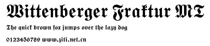 Wittenberger Fraktur MT.ttf