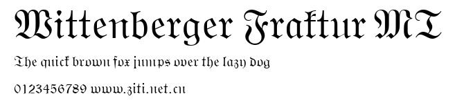Wittenberger Fraktur MT.ttf