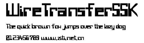 WireTransferSSK.ttf字體轉換器圖片