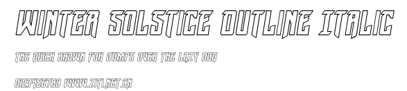 Winter Solstice Outline Italic.ttf