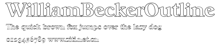 WilliamBeckerOutline.ttf