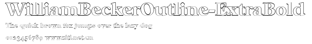 WilliamBeckerOutline-ExtraBold.ttf