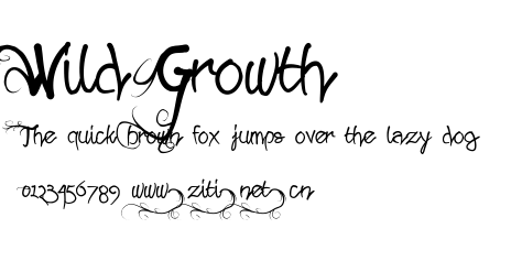 Wild Growth.ttf字體轉換器圖片