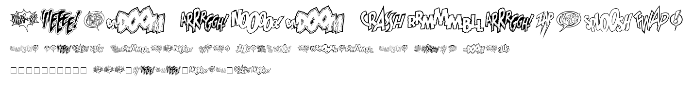 Wild And CrazySFX.ttf字體轉換器圖片
