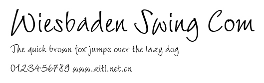 Wiesbaden Swing Com.ttf字體轉換器圖片