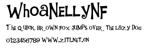 WhoaNellyNF.ttf字體轉換器圖片