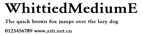 WhittiedMediumE.ttf字體轉換器圖片
