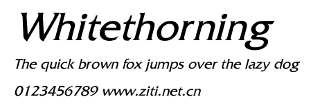 Whitethorning.ttf字體轉換器圖片
