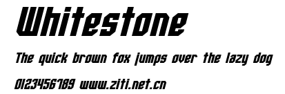 Whitestone.otf字體轉換器圖片
