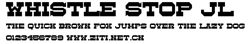 Whistle Stop JL.ttf字體轉換器圖片