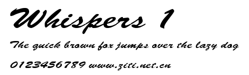 Whispers 1.ttf