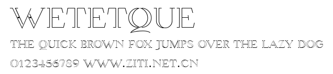 Wetetque.ttf字體轉換器圖片