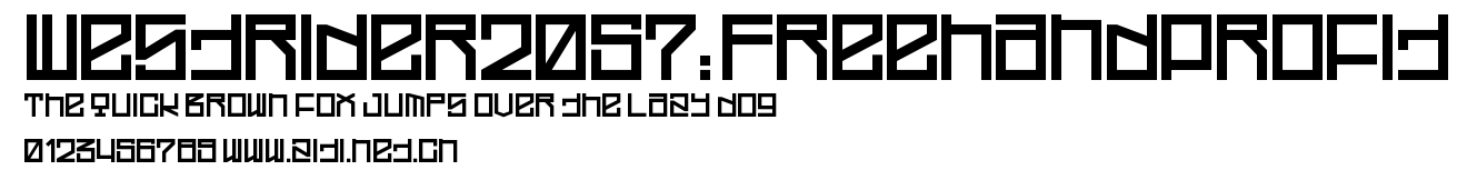 Westrider2057:FreehandProfit.ttf