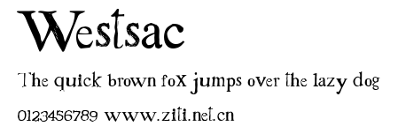 Westsac.ttf字體轉換器圖片