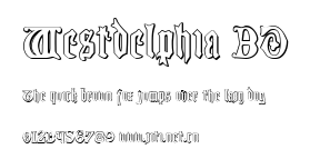 Westdelphia 3D.ttf字體轉換器圖片