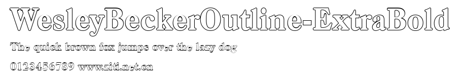 WesleyBeckerOutline-ExtraBold.ttf