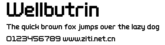Wellbutrin.ttf字體轉換器圖片