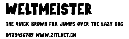Weltmeister.ttf字體轉換器圖片