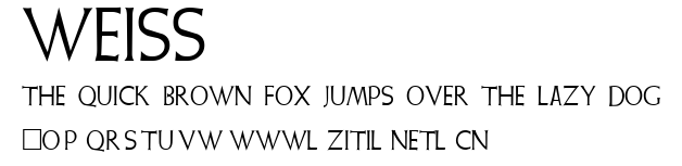 Weiss.ttf字體轉換器圖片
