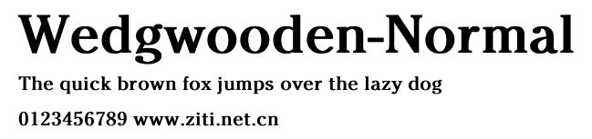 Wedgwooden-Normal.ttf字體轉換器圖片