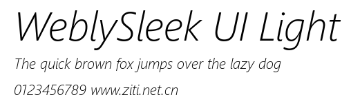 WeblySleek UI Light.ttf字體轉換器圖片
