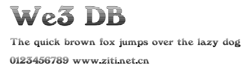 We3 DB.ttf字體轉換器圖片