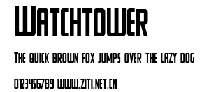 Watchtower.ttf字體轉換器圖片