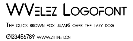 WVelez Logofont.ttf字體轉換器圖片