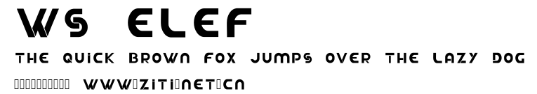 WS Elef.ttf字體轉換器圖片