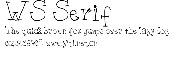 WS Serif.ttf字體轉換器圖片