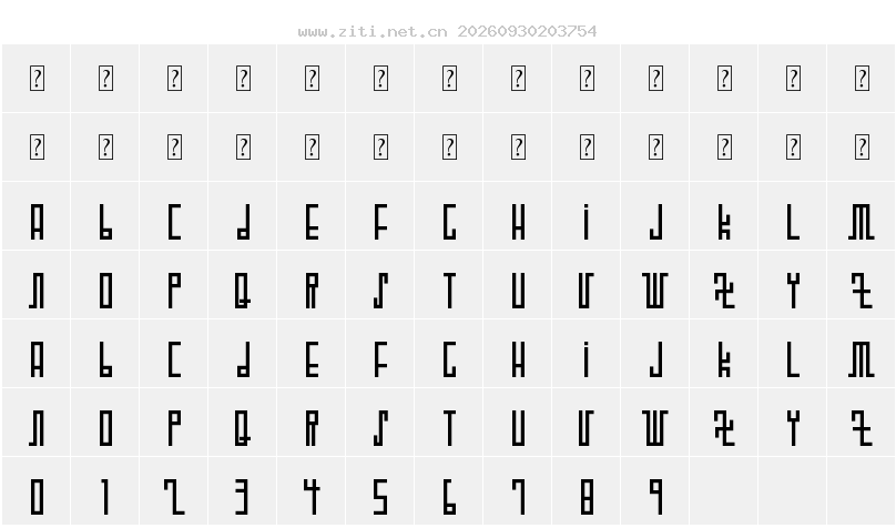 字符映射圖