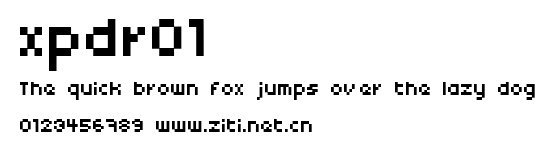 xpdr01.ttf字體轉換器圖片