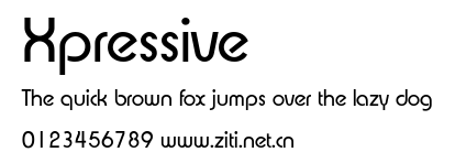 Xpressive.ttf字體轉換器圖片