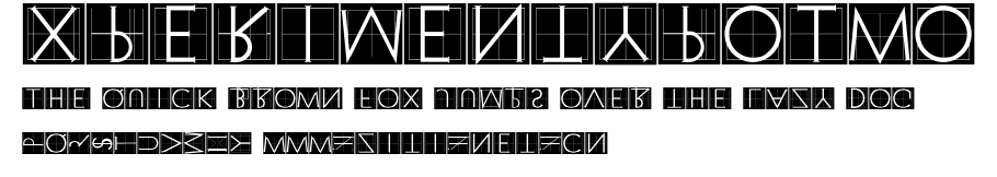 XperimentypoTwo.ttf字體轉換器圖片