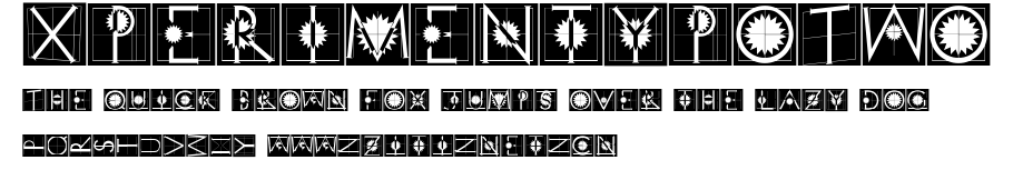 XperimentypoTwo.ttf字體轉換器圖片