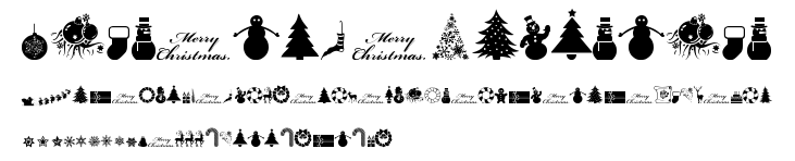 Xmas tfb Christmas.ttf字體轉換器圖片