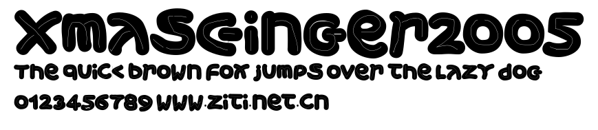 XmasGinger2005.ttf字體轉換器圖片