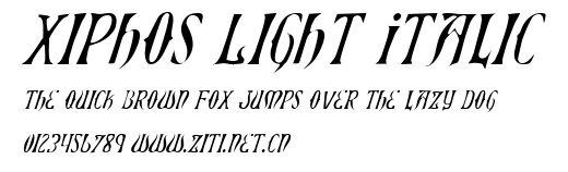 Xiphos Light Italic.ttf