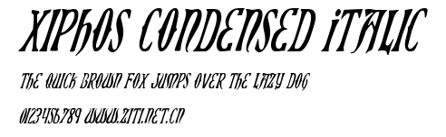 Xiphos Condensed Italic.ttf