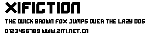 Xifiction.ttf字體轉換器圖片