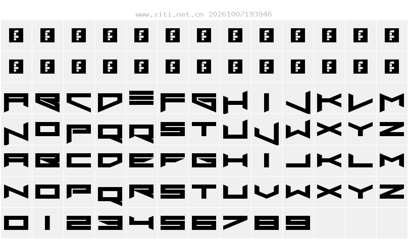 字符映射圖