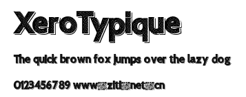 XeroTypique.ttf字體轉換器圖片