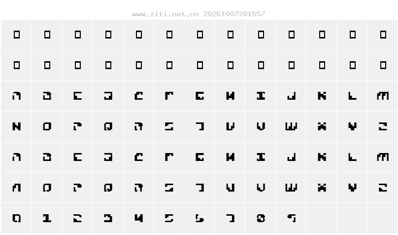 字符映射圖