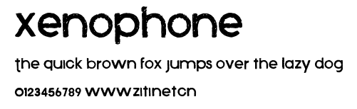 Xenophone.ttf字體轉換器圖片